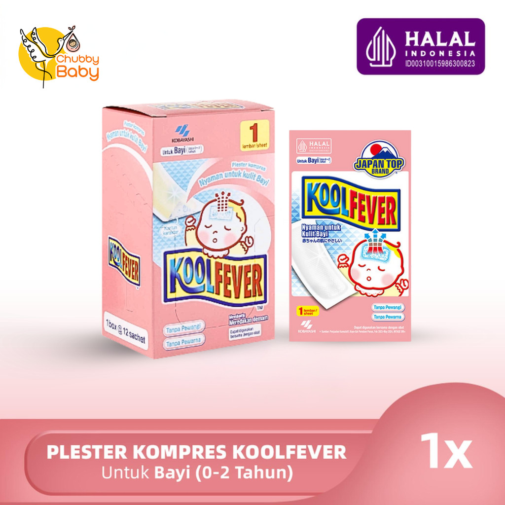 Koolfever Baby - Plester Kompres Demam Bayi Penurun Panas
