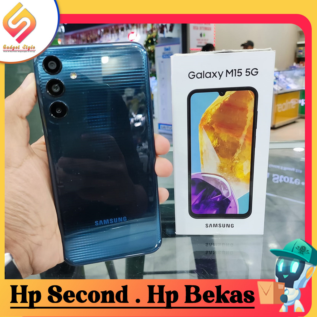 Samsung M15 5G Ram 6GB Rom 128GB Second Resmi