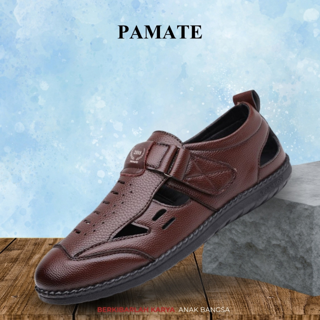 PAMATE Men's Formal Leather Shoes - Suitable for Office, Work, College & Invitations