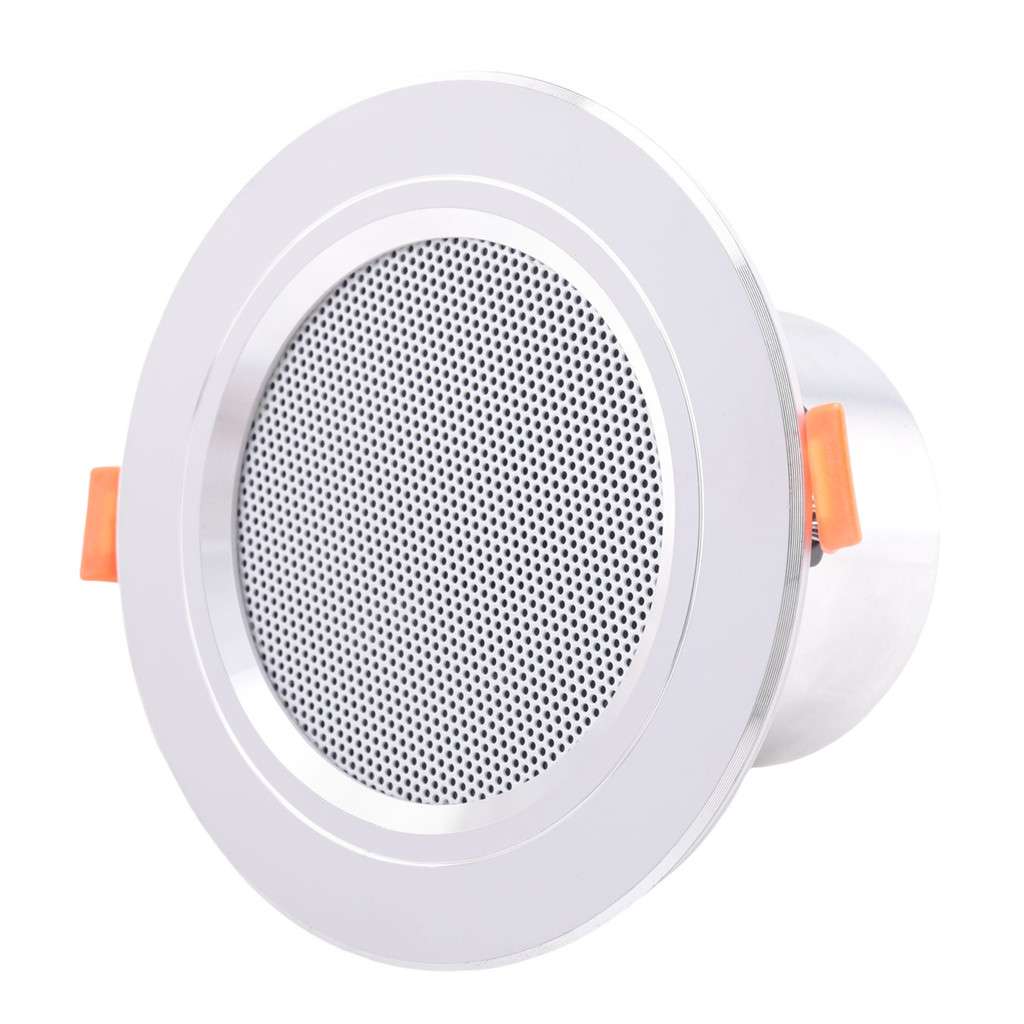 Metal Ceiling Speaker 3-Inch HiFi Music Loudspeaker 12W 8Ohm Fashionable Overhead Speaker