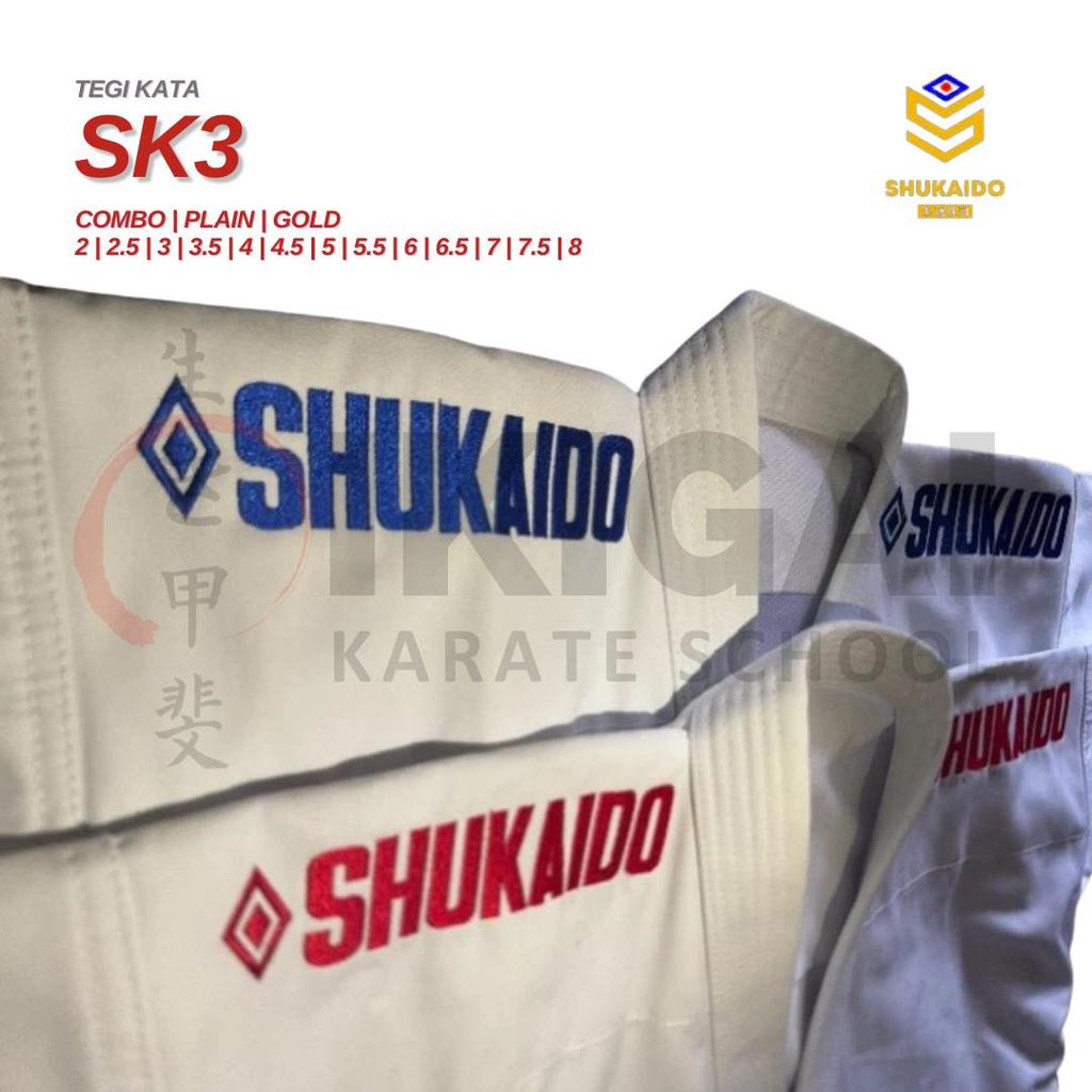 SHUKAIDO SK3 TEGI KATA Karate-Gi Baju Karate
