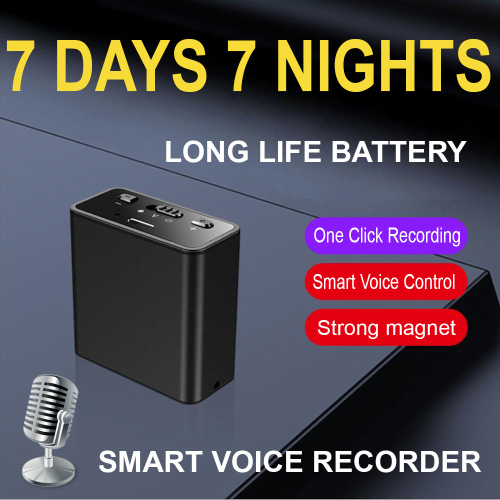 NEW 8GB 16GB 32GB Mini gital Voice Recorder Voice Activation OneTouch Recorng Listening Device Voice