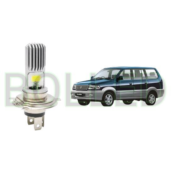 2pcs Lampu Utama LED H4 COB Mobil Toyota kijang kapsul LGX LSX KRISTA 1997 2004 BLD