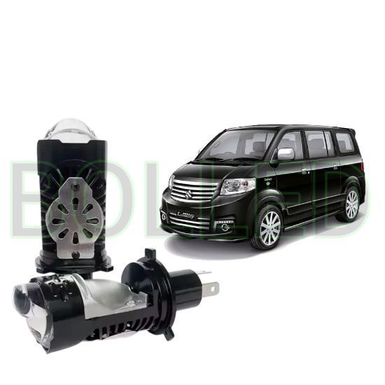 2pcs Lampu Utama LED H4 BiLED Ultra BRIGHT kipas Mobil Suzuki APV BLD