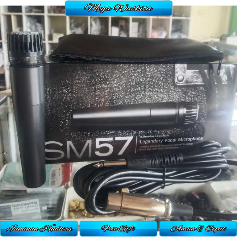 Mic Instrumen SM 57 Suara Jernih Untuk Kendang
