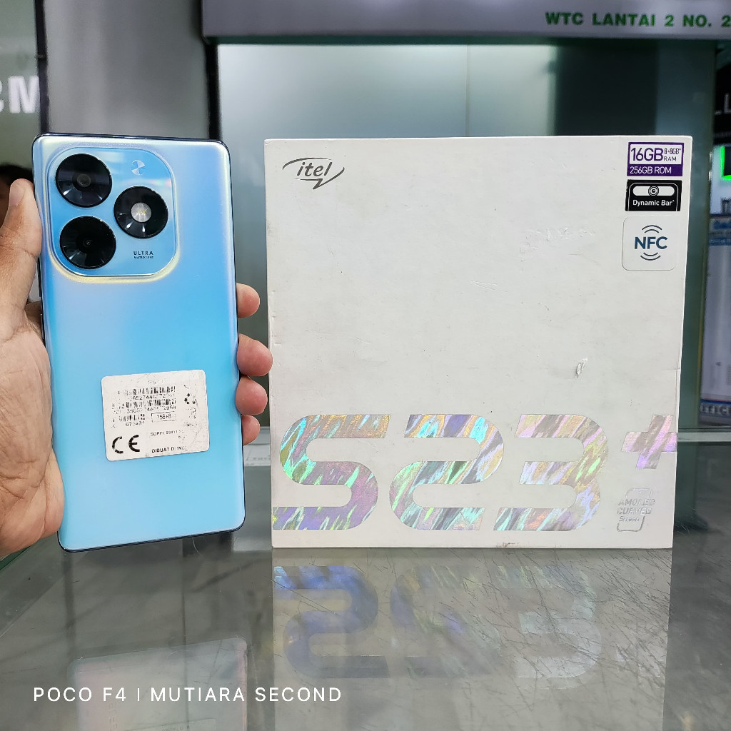 iTel S23 Plus Ram 8GB Rom 256GB Second Resmi