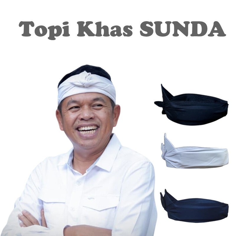 Topi Khas SUNDA makuta Wangsa Iket Kepala Sunda Pria Dewasa