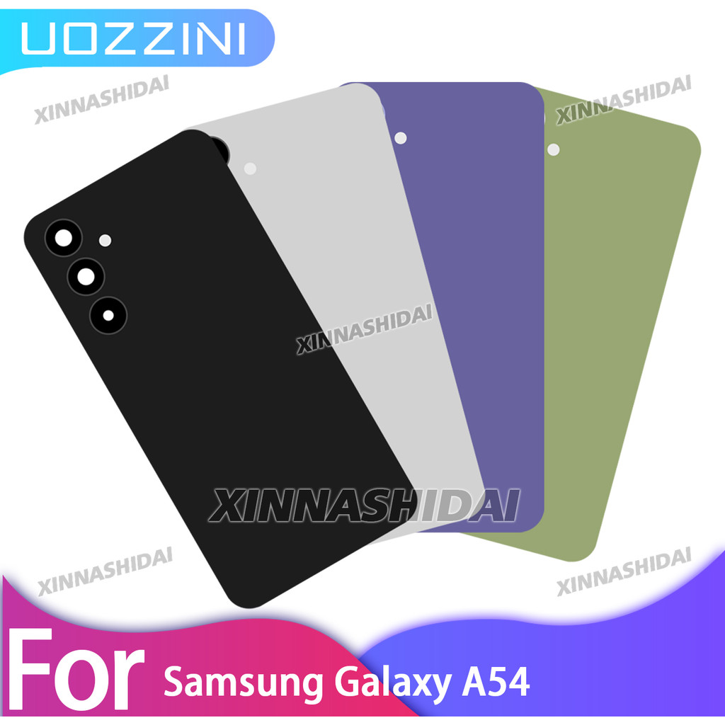 Back Cover Battery Glass For Samsung Galaxy A54 Back Battery Glass Cover Rear Door Housing Repair Pa