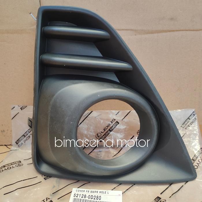 cover tutup foglamp depan kiri yaris top