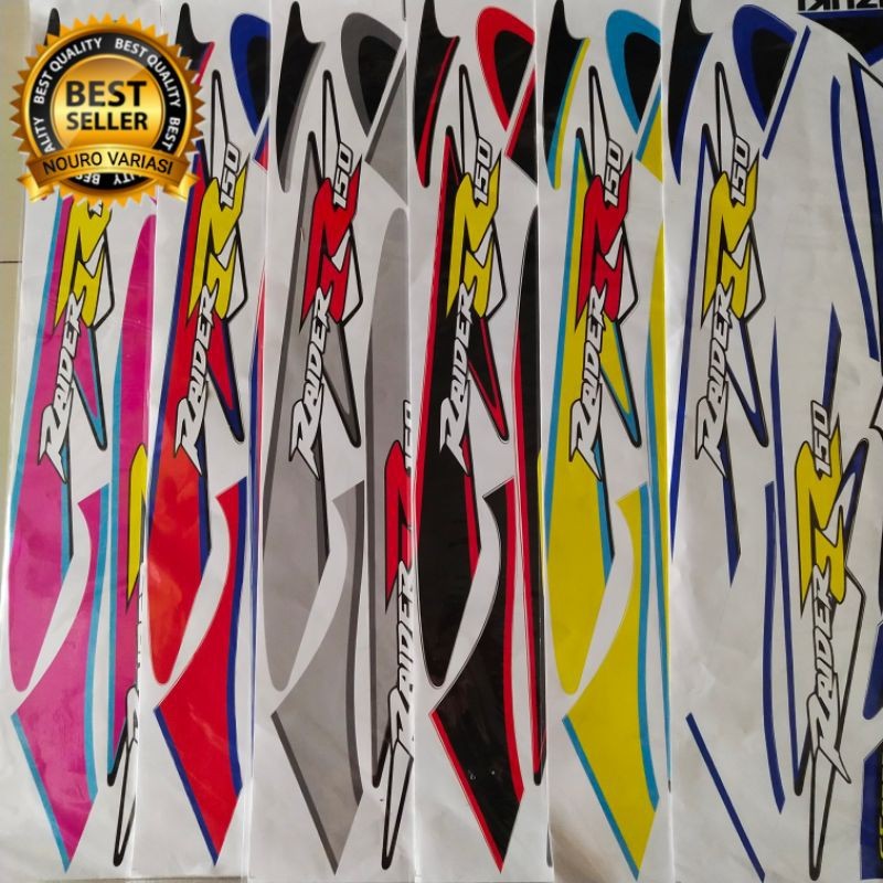 Striping Suzuki Satria fu Raider lama 2008-2012 aura VARIASI THAILAND THAILOOK MOTHAI
