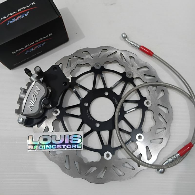 paket kaliper rx king old kaliper ns samurai rcb 2 piston piringan lebar 300mm rx king old rx king t