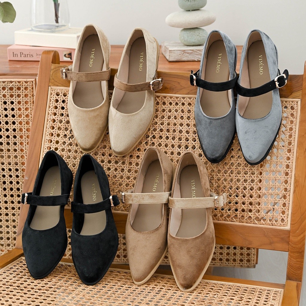 Vimemo Daphne - Pointed Shoes | Sepatu Wanita Mary Jane