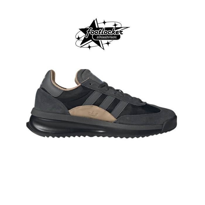 Sepatu Adidas SL 72 RTN Dark Grey Black  Original   Unisex