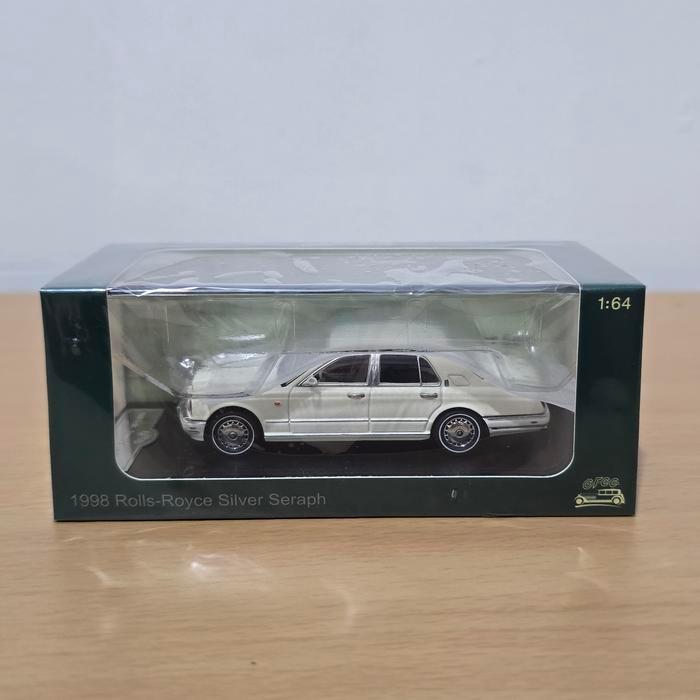 GFCC 1998 Rolls Royce Silver Seraph White Diecast Koleksi Mobil Mainan Mini Scale 1/64 Hotwheels Lan