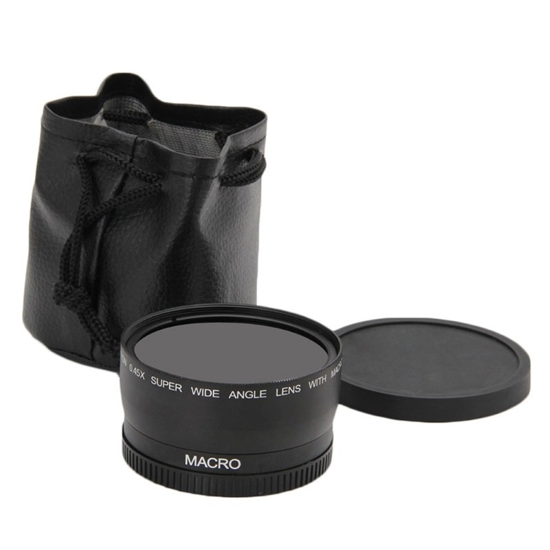 58MM 0.45x Wide Lens + Lens for Cannon 5D/60D/ 70D/350D / 400D / 450D / 500D /1000D/ 550D / 600D /11
