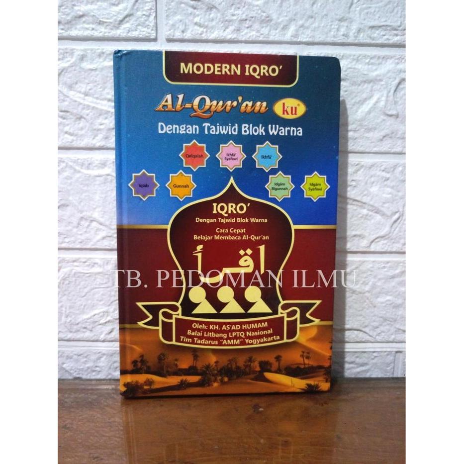 Modern Iqro + Tajwid Iqra 1 - 6 Al Quranku Hard Cover