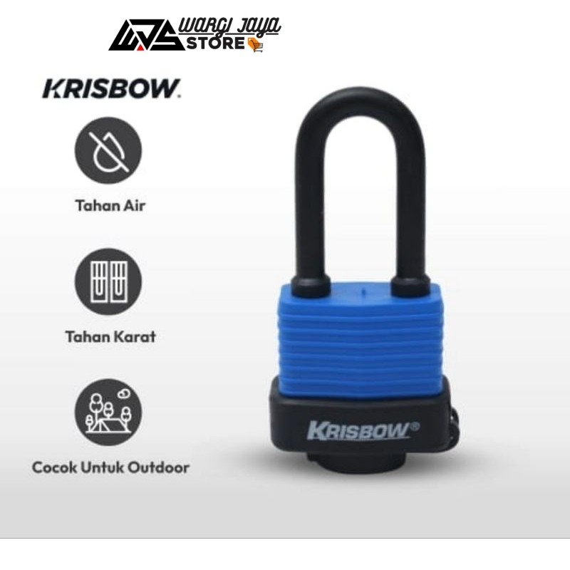 Krisbow Gembok Tahan Air 40 Mm Anti Karat