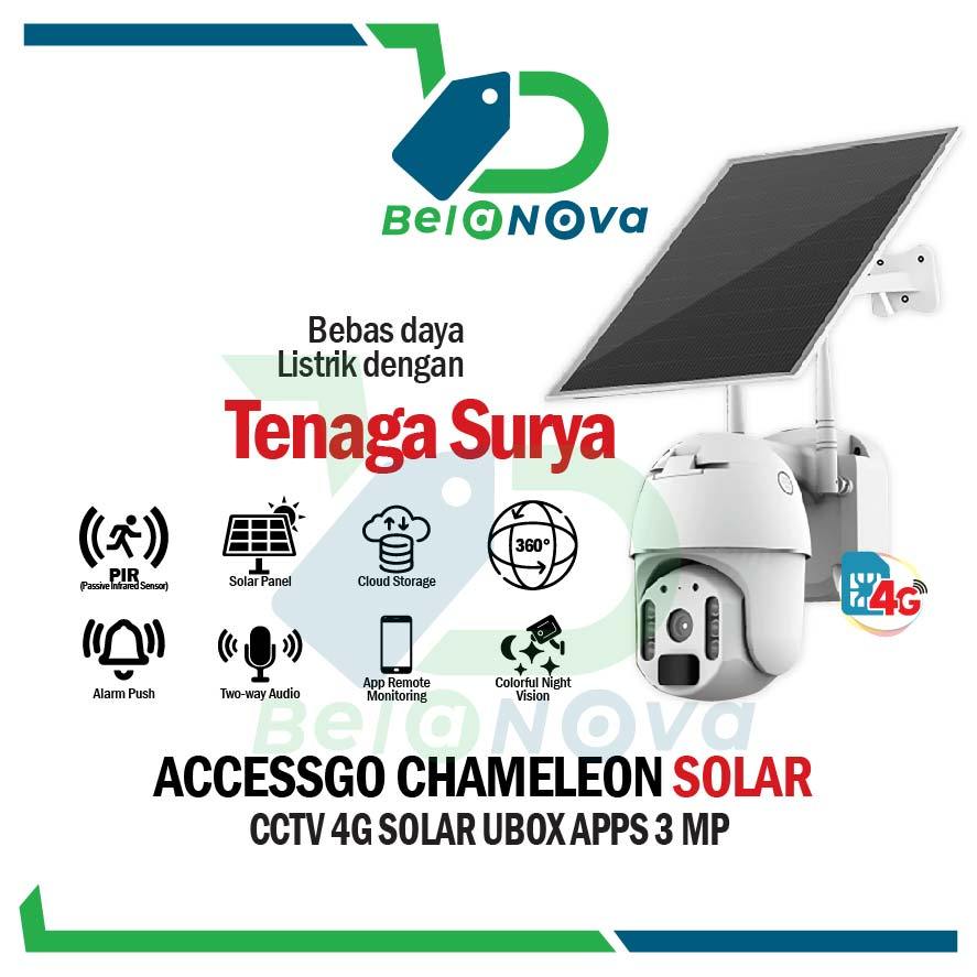 CCTV PTZ OUTDOOR 4G PREMIUM Solar Camera dengan Panel Surya CCTV solar