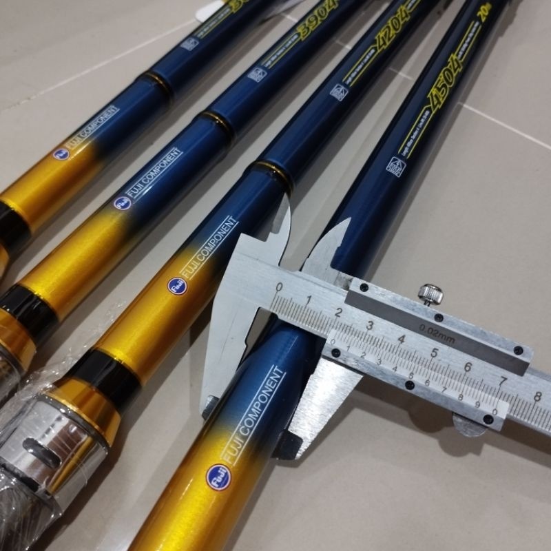 Joran Surf Ring Full FUJI Joran Casting Teleskop Joran Casting Pasiran Blue Shark 360 390 420 450