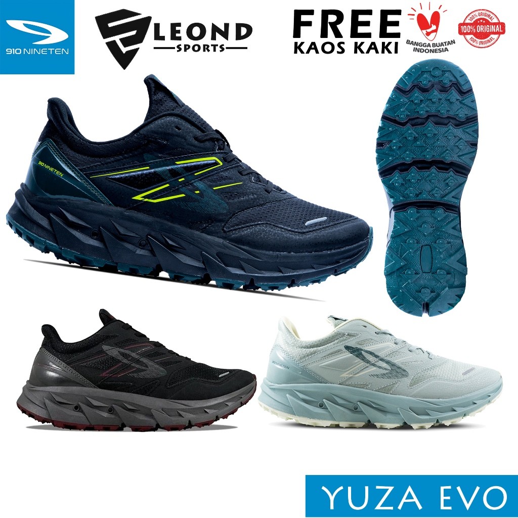 Sepatu Running Trail  910 Nineten Yuza Evo Original Sepatu Trail Runing 910 Nineten Yuza