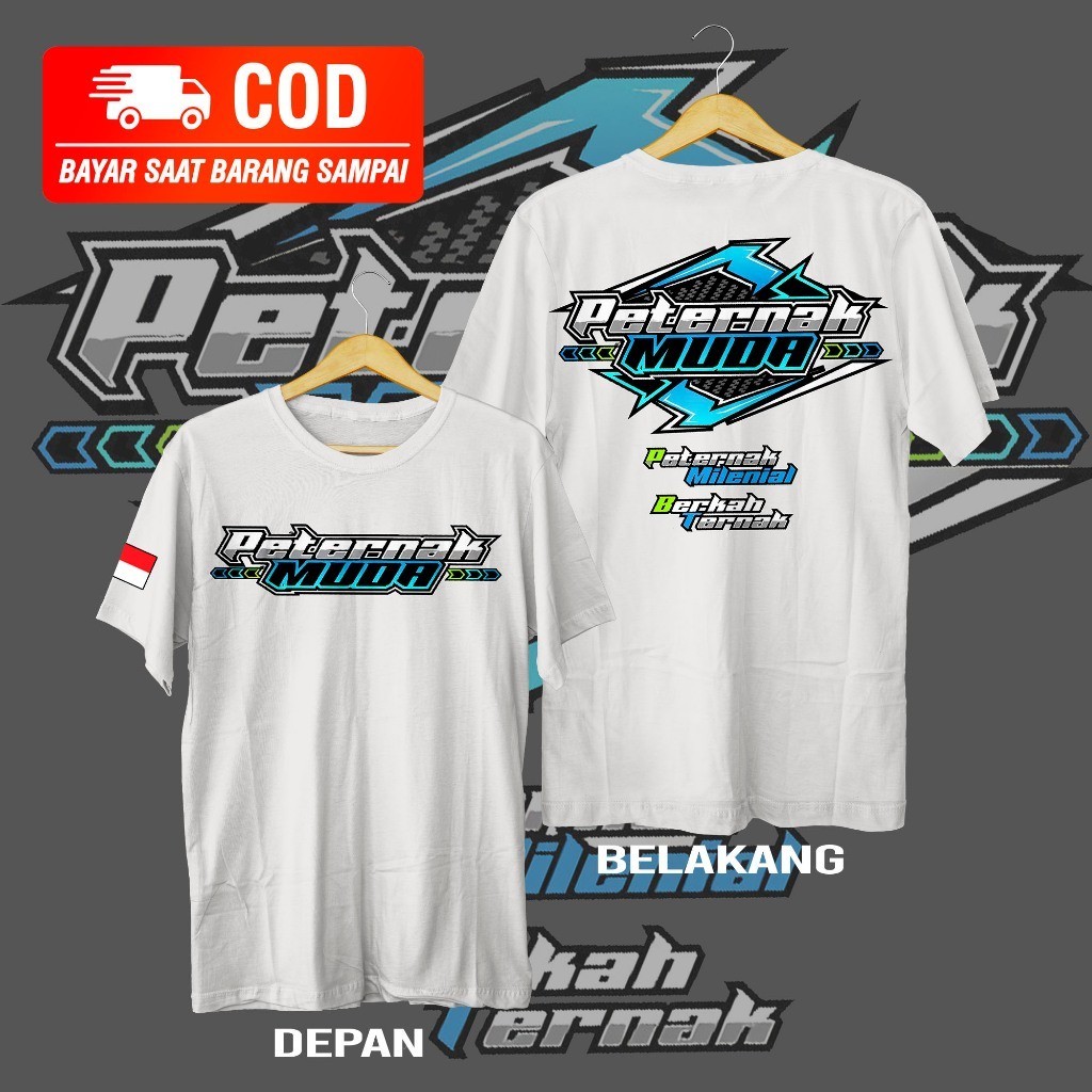 KAOS " PETERNAK MUDA " BAJU TUKANG NGARIT | KOAS VIRAL pria jumbo | Kaos pria