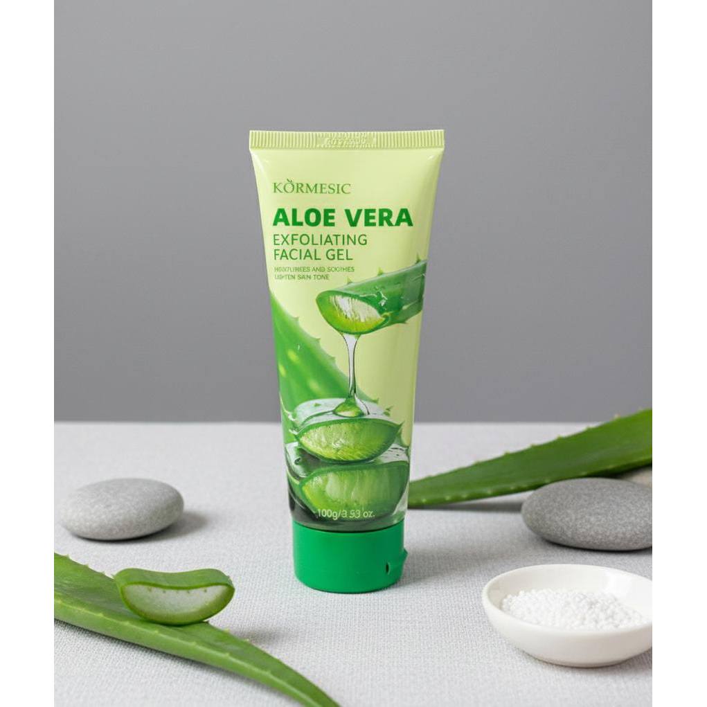 KORMESIC EXFOLIATING FACIAL GEL ALOE VERA PS