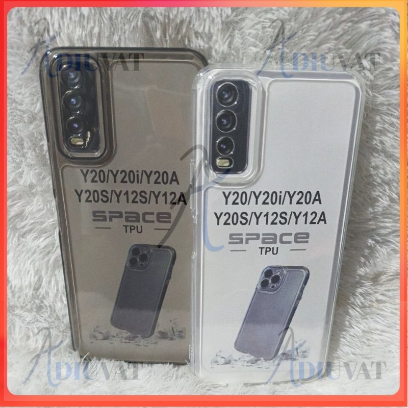 PROMO SoftCase  Casing Clear Vivo Y20/Y20i/Y12S/Y20S/Y12A Silikon Bening Transparan Pelindung Belaka