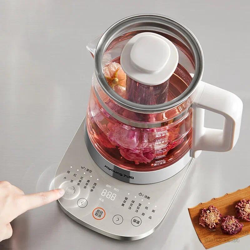 Joyoung Electric Kettle 18L Multifunction Glass Heath Kettle For Home Kitchen 24H Reservation Automa