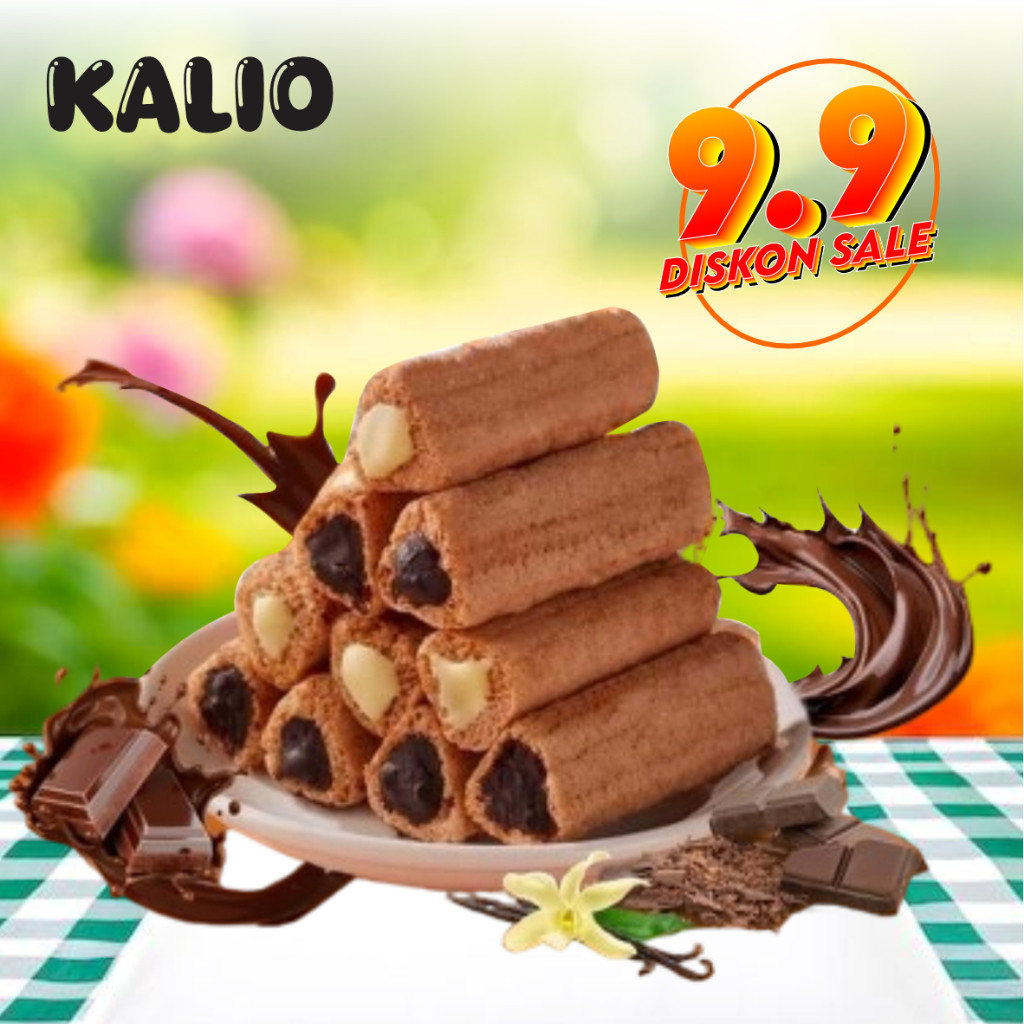 Wafer KALIO / Snack Biskuit Coklat kalio Taiko stick/snack rasasusu/camilan cokelat/jajanan murah/ca