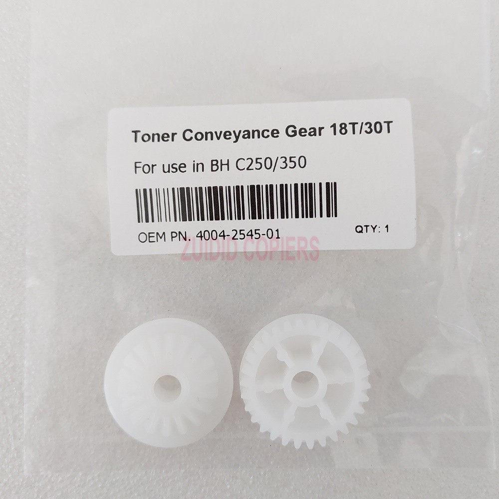 5pcs Toner Conveyance Gear 4004254501 18T30T for Minolta Bizhub C200 C203 C250 C252 C253 C300 C350 C