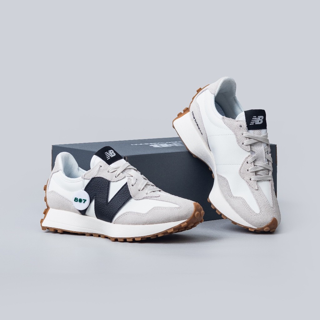 New Balance 327 Moonbeam Black Gum White Original