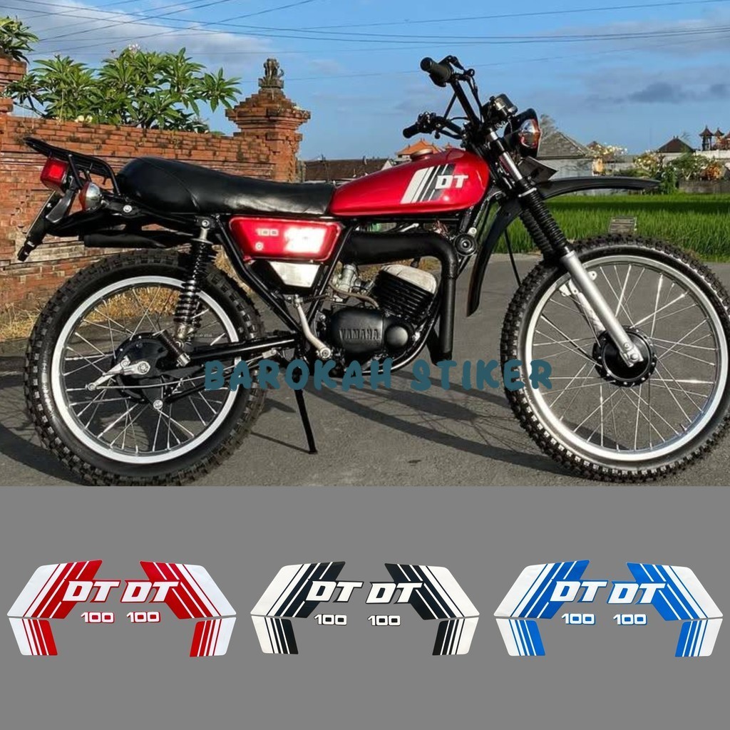 Striping Stiker Yamaha DT 100 DT100 Fullset