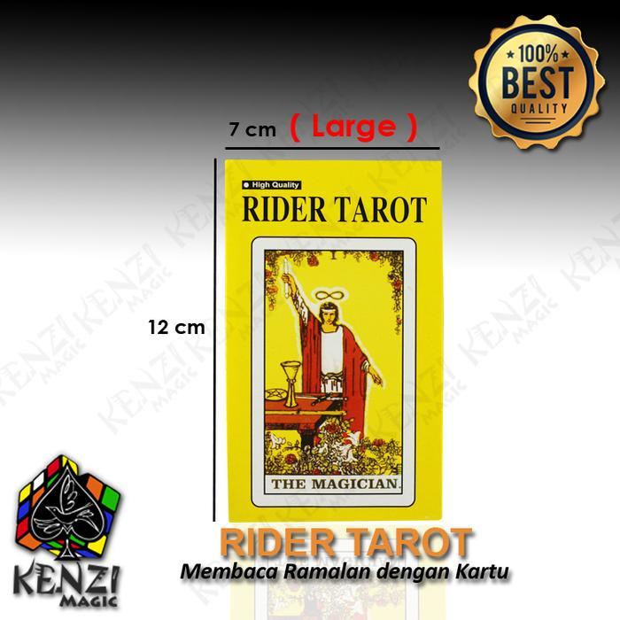 DowminoShop Rider Tarot - Kartu Tarot - Kartu Ramal - Kartu Ramalan - Kartu Sulap - Large