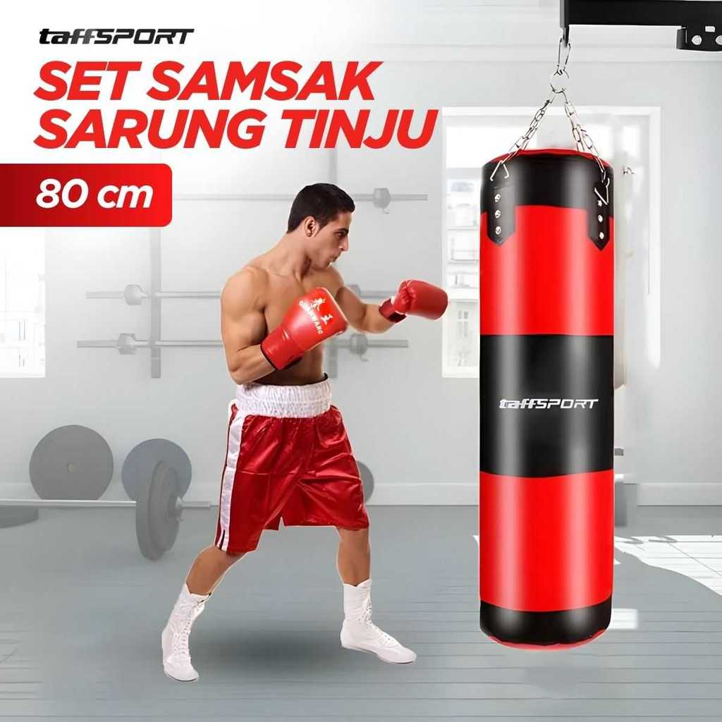 JENZER - Set Samsak Sarung Tinju MMA Boxing Sandbag