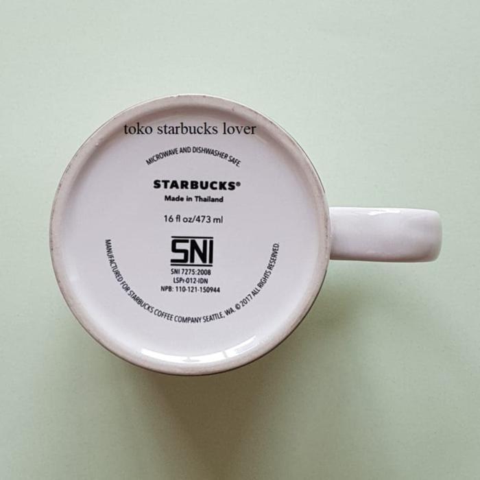 Starbucks Mug Ceramic Grande Indonesia Becak 473ml