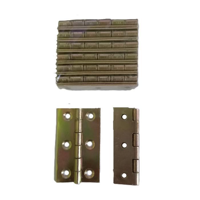 Dstore.Engsel Kw Modern ( 1 Lusin / 12 Pcs ) 2. 2,5. 3 Inchi - Engsel Kuning / Hitam - Engsel Lemari