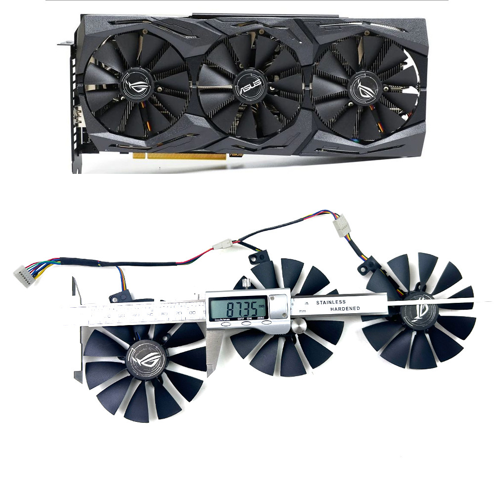 Cooling Fan 87mm 7PIN T129215SH T129215SL For ASUS ROG-STRIX RTX 2060 RTX 2060 SUPER RTX2070 GAMING 