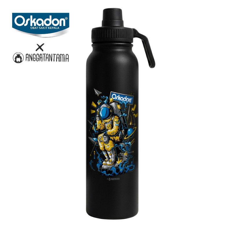 TAGS Tumbler oskadon x Anggatantama Astronaut Black