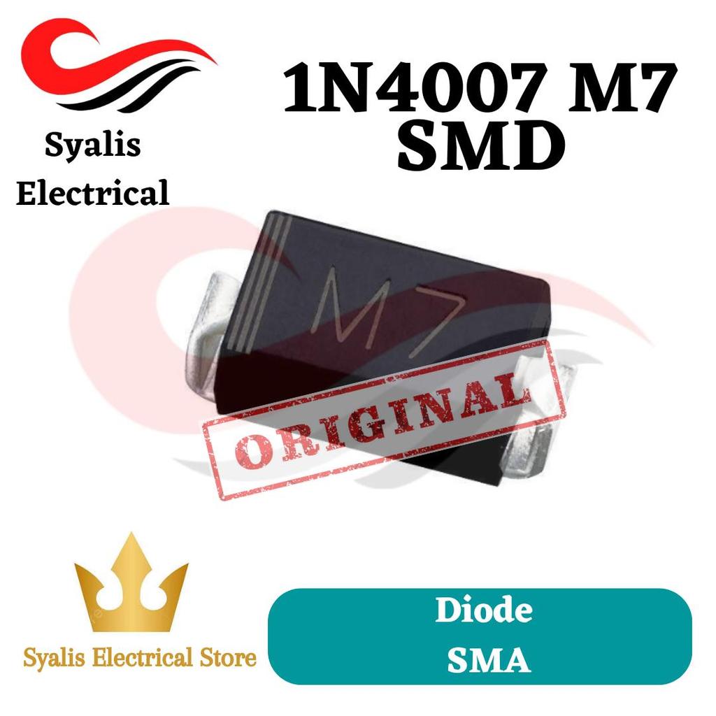 Diode 1N4007 M7 DO-214AC SMA Diode SMD [ Syalis ]