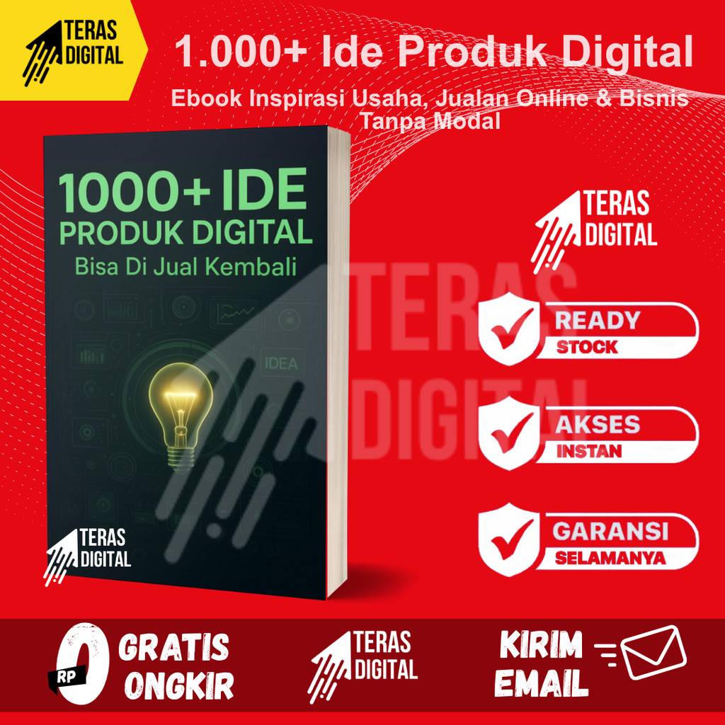 1000 Ide Produk Digital -  Inspirasi Usaha, Jualan Online & Bisnis Tanpa Modal