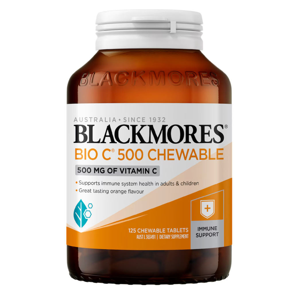 Blackmores Bio C 500 Chewable 125 tablets / 50 tablets | Vitamin C ORI AUSTRALIA | Vit C Blackmores 