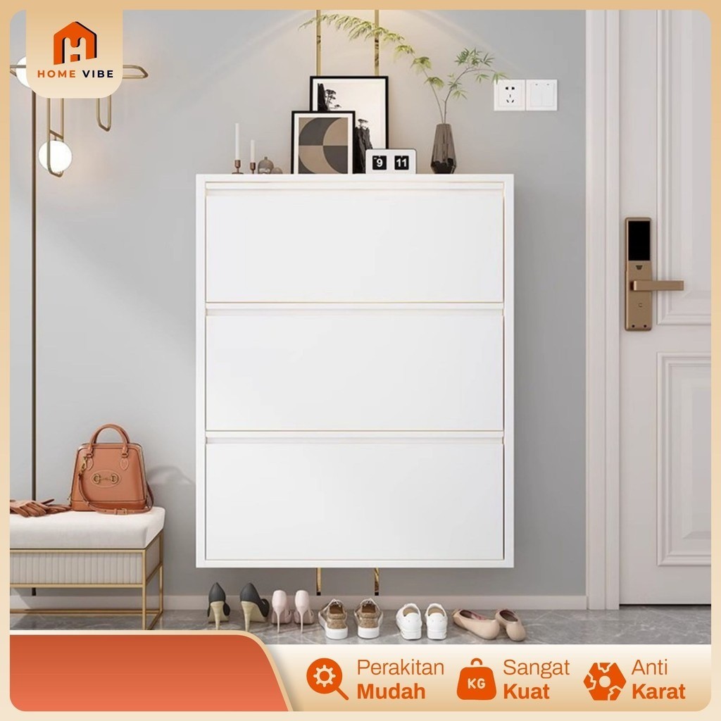 Rak Sepatu Kuat Tebal Rak Sepatu Besi Susun Tertutup Lemari Sepatu Minimalis Rak Sepatu Susun Besi