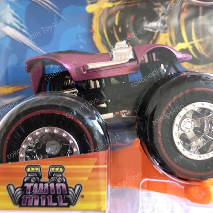Monster Trucks Twin Mill Purple chase Hot Wheels diecast truck THS