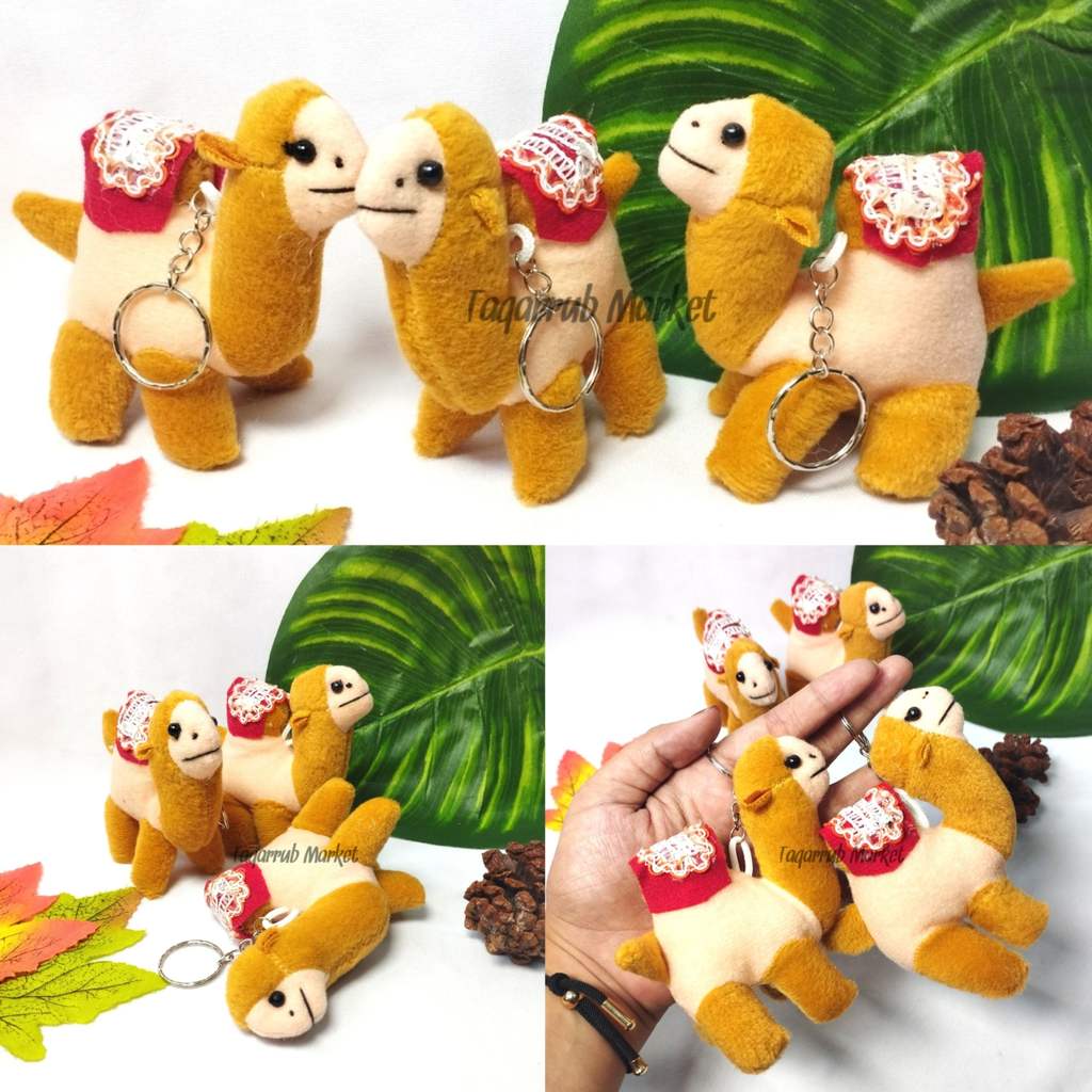 20pcs Ganci unta gantungan kunci unta gantungan tas unta hampers souvenir oleh oleh haji umah