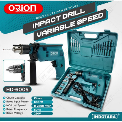 Mesin Bor Drill Listrik Orion HD600S 13mm