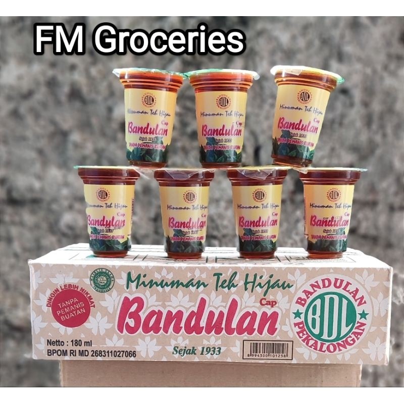 PROMO TEH BANDULAN AROMA MELATI GELAS 1 KARTON ISI  24