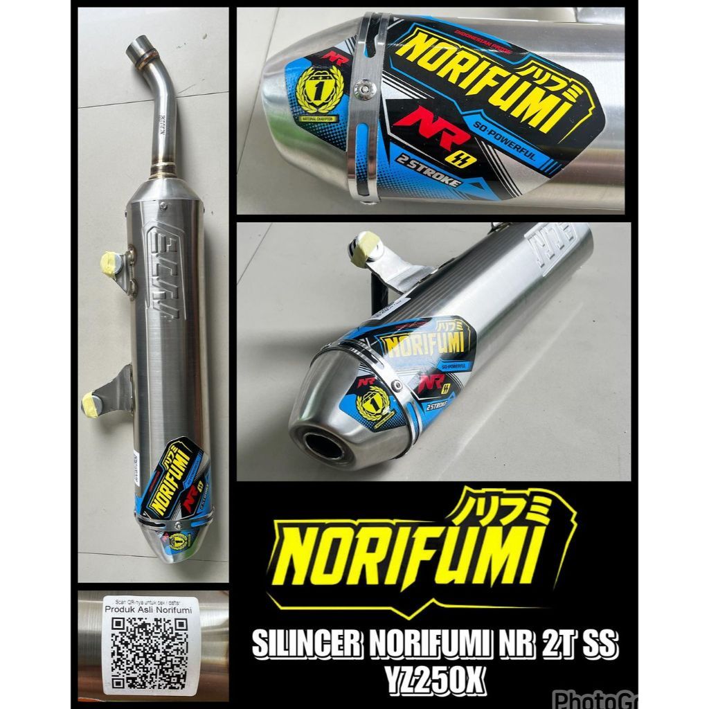 Silincer Knalpot NORIFUMI NR 2T SS - YZ250