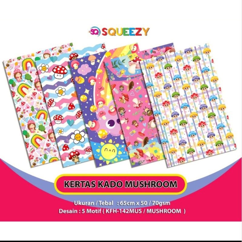 KERTAS KADO MOTIF LUCU
