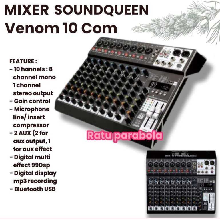 MIXER SOUNDQUEEN VENOM10 VENOM 10 Mixer audio sound queen