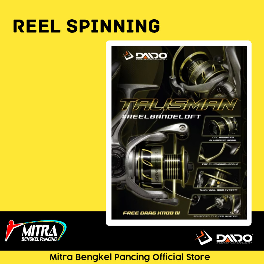 Daido Talisman 1000 - 6000 Spinning Reel Pancing Original